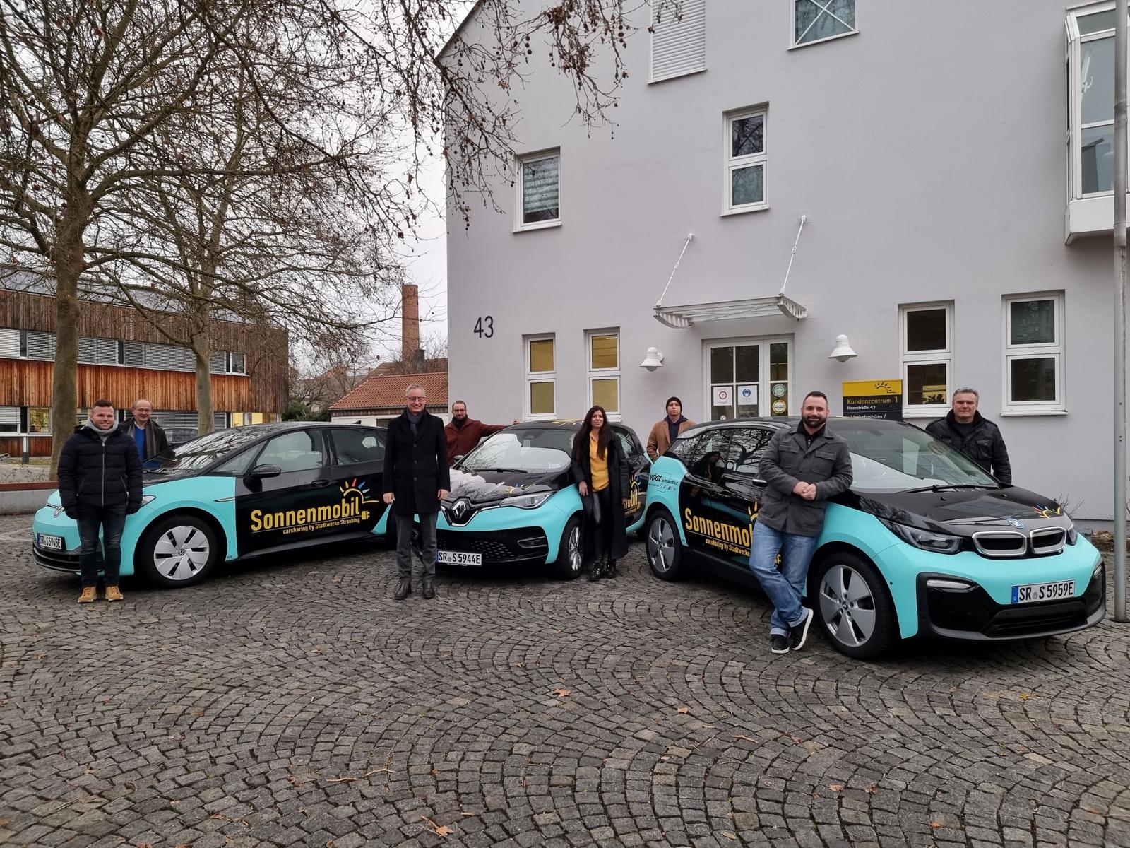 Projektteam Carsharing mit OB Markus Pannermayr